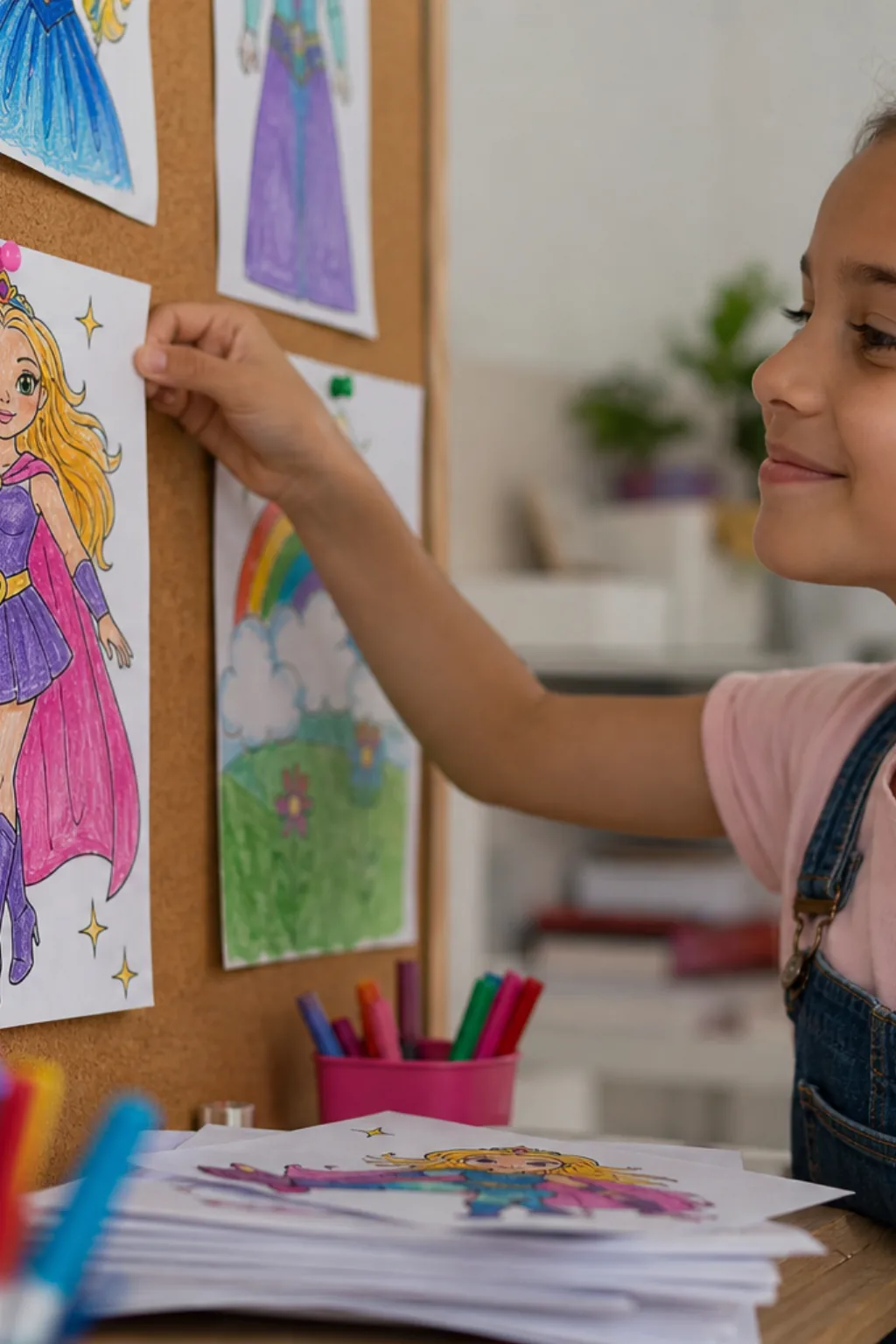 desenhos da Princesa Diana para colorir - 2