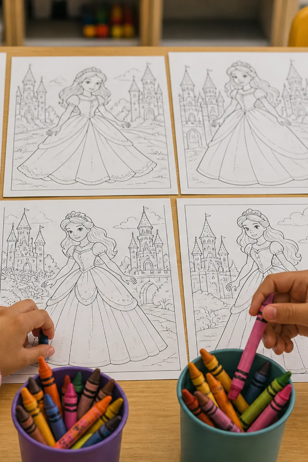 desenhos das princesas Disney para colorir - 2