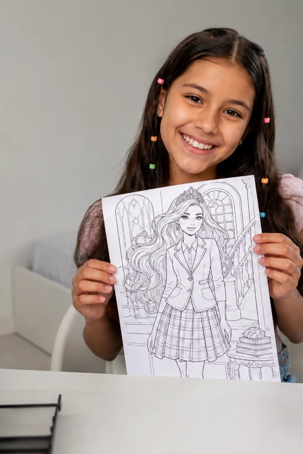 desenhos de Ever After High para colorir — exemplo criado na Desenhos pra Colorir