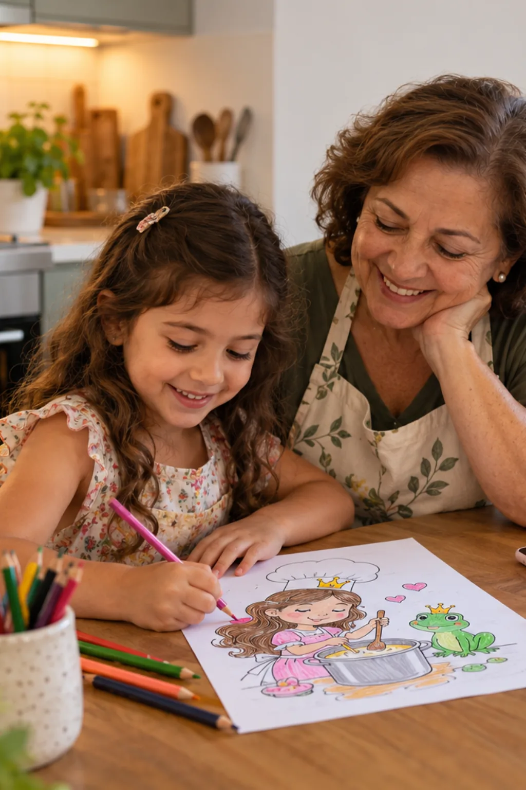 desenhos do filme A Princesa e o Sapo para colorir — exemplo criado na Desenhos pra Colorir