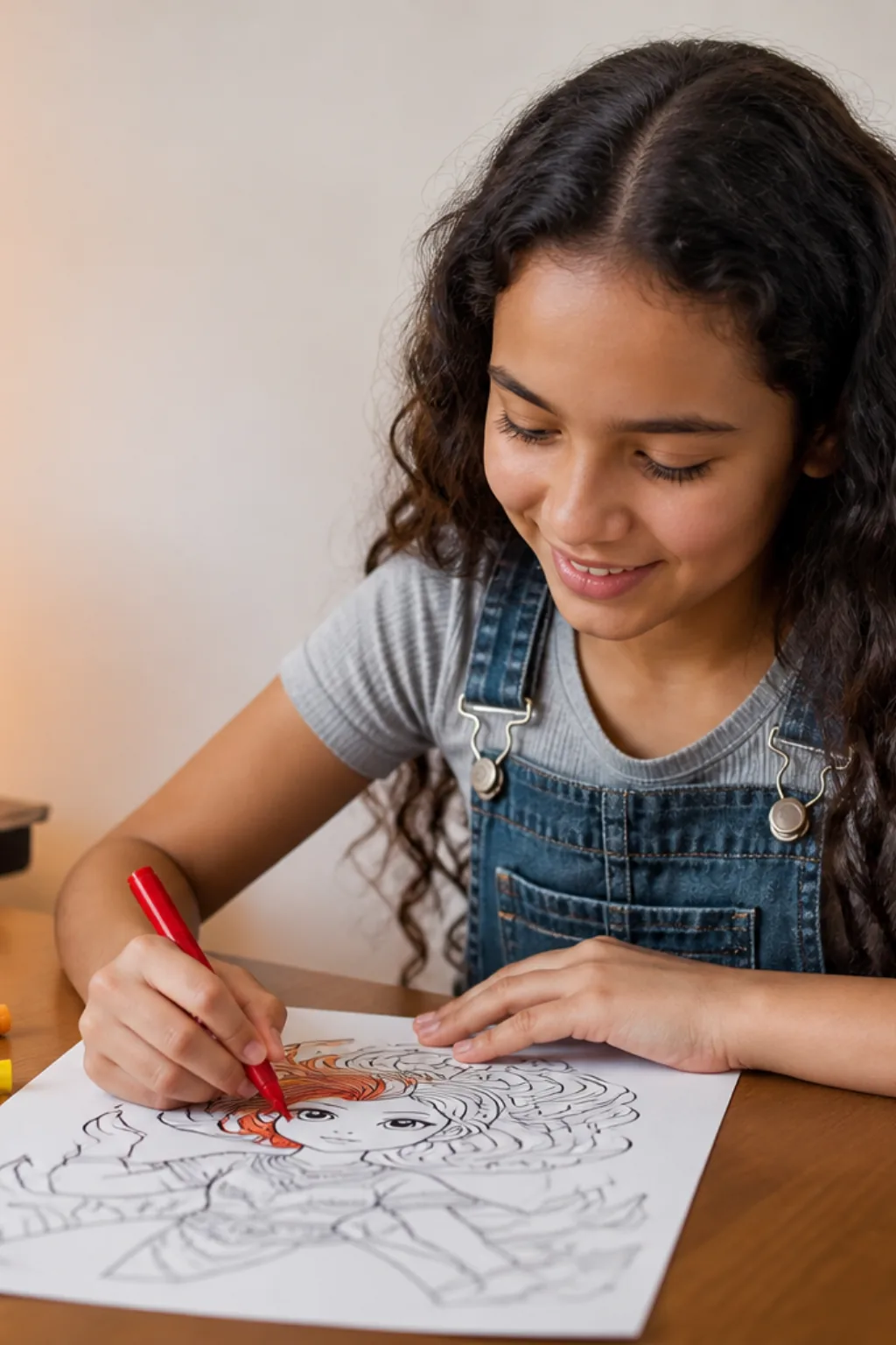 desenhos da Princesa de Fogo para colorir - 1