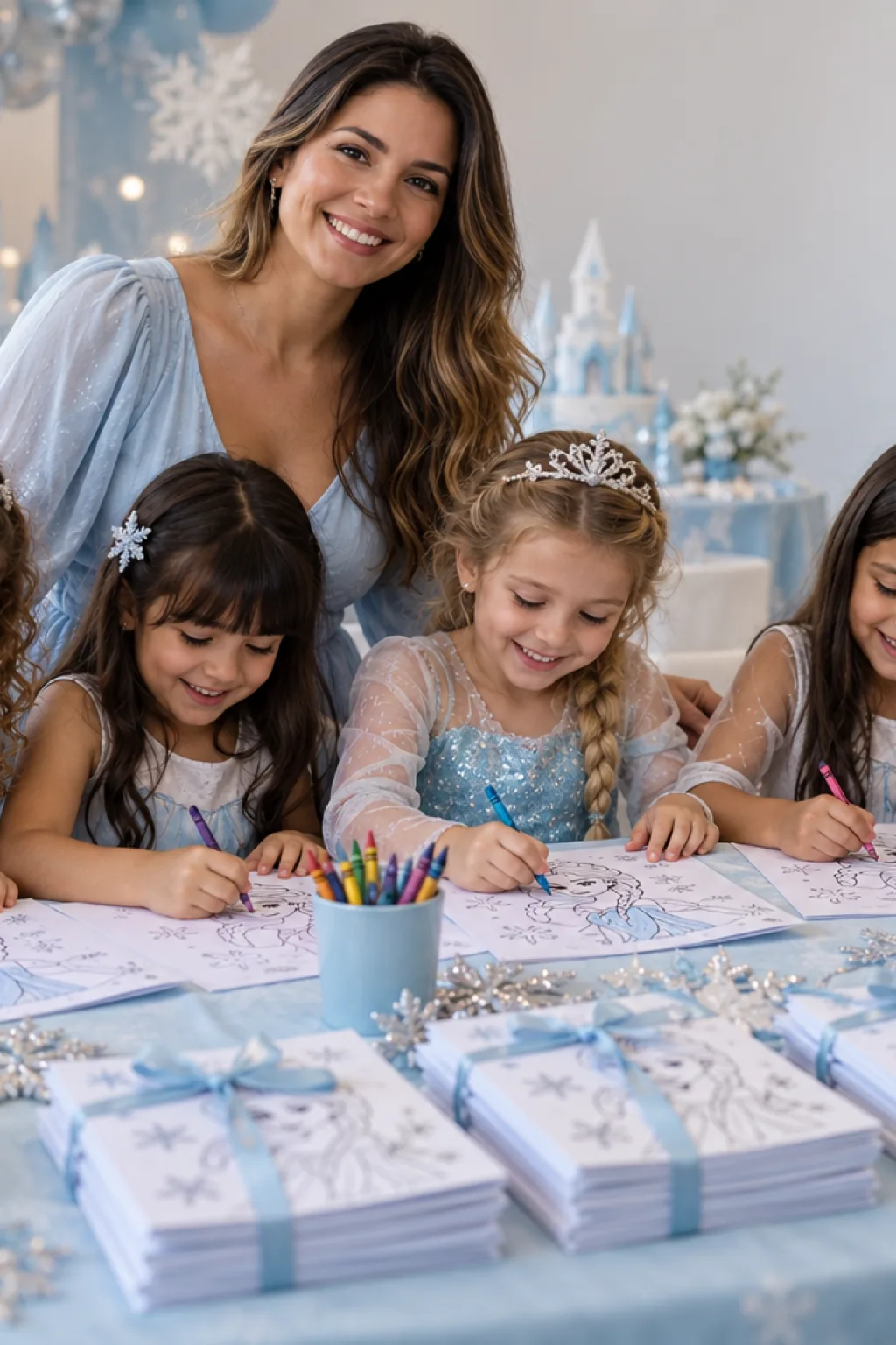 desenhos do Frozen para colorir — exemplo criado na Desenhos pra Colorir