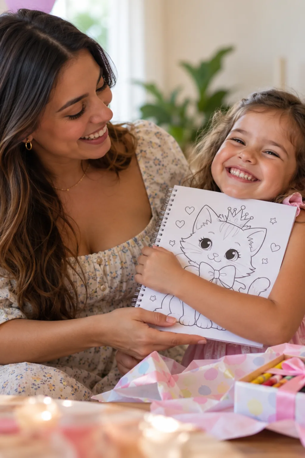 desenhos da Hello Kitty Princesa para colorir — exemplo criado na Desenhos pra Colorir
