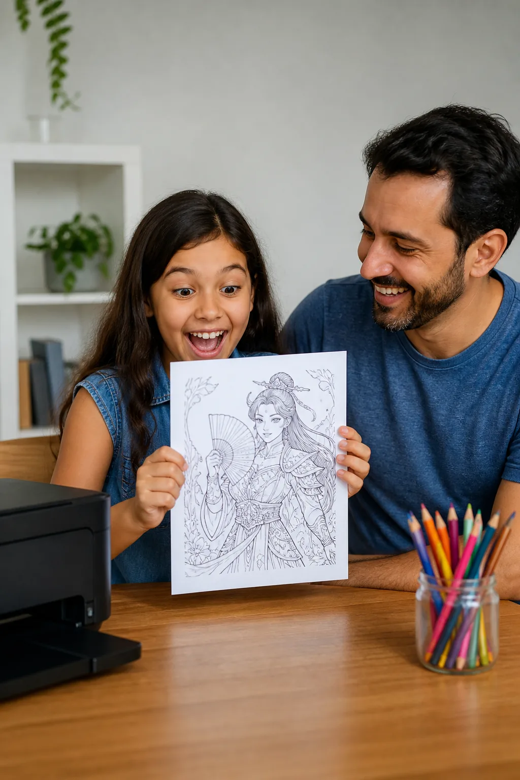 desenhos da Princesa Kitana para colorir - 1