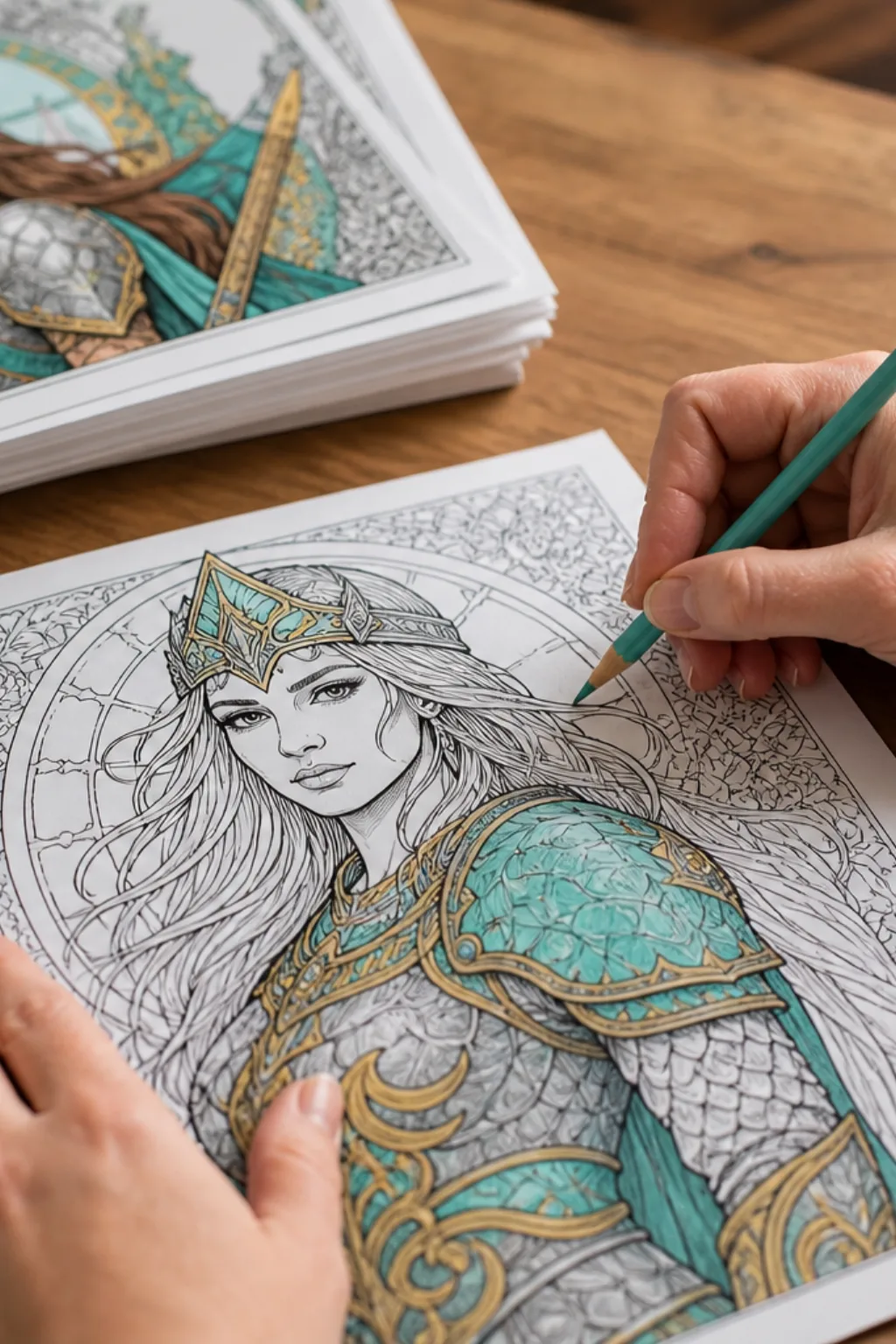 desenhos da Princesa Kitana para colorir - 2