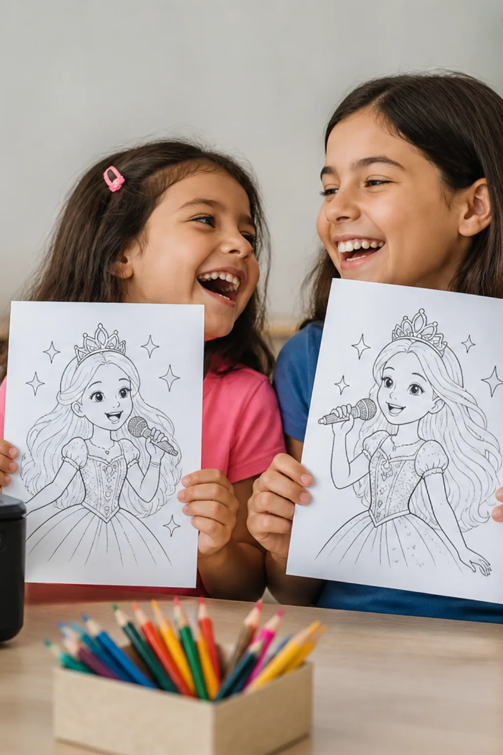 desenhos de LoliRock para colorir — exemplo criado na Desenhos pra Colorir