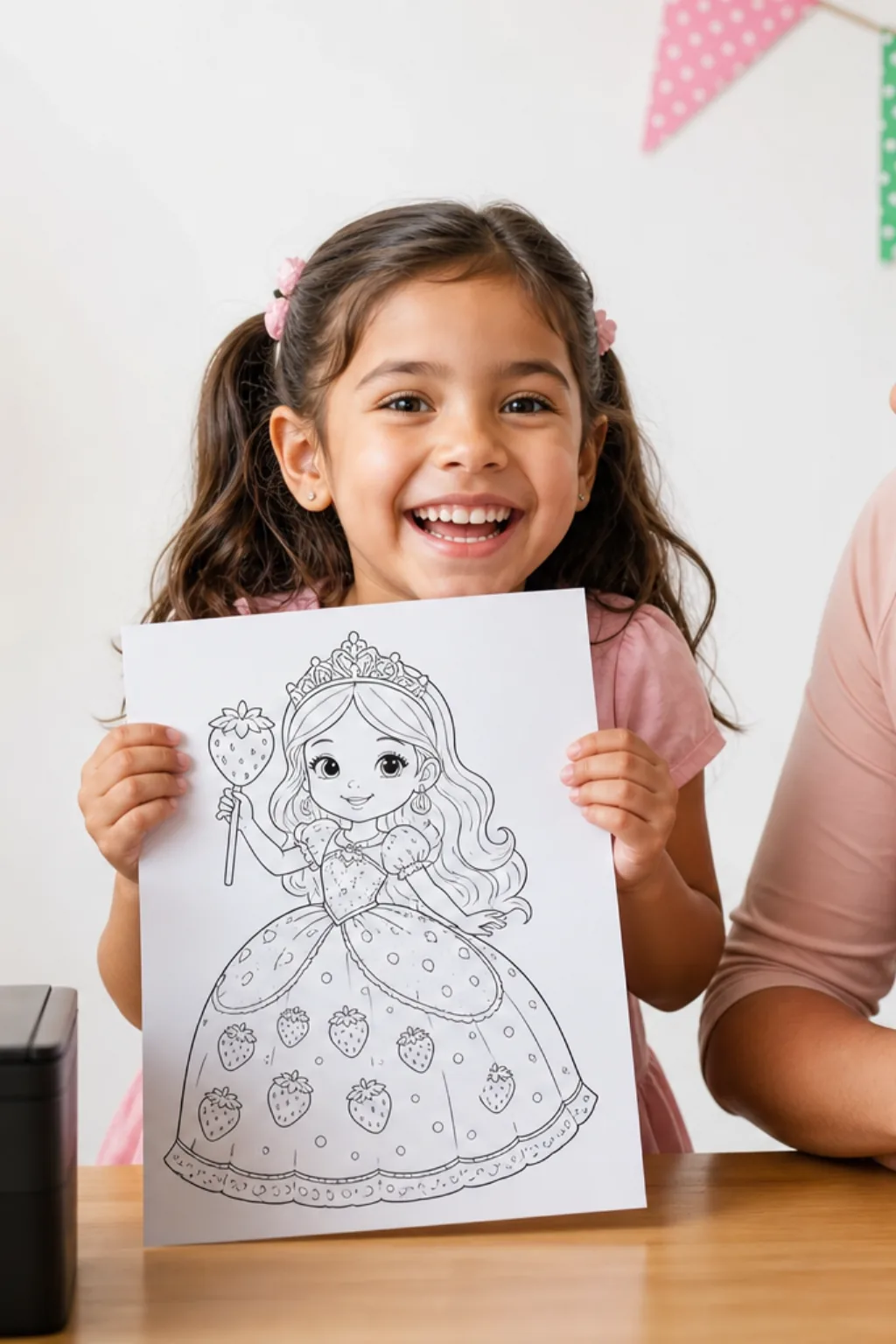 desenhos da Moranguinho Princesa para colorir - 1