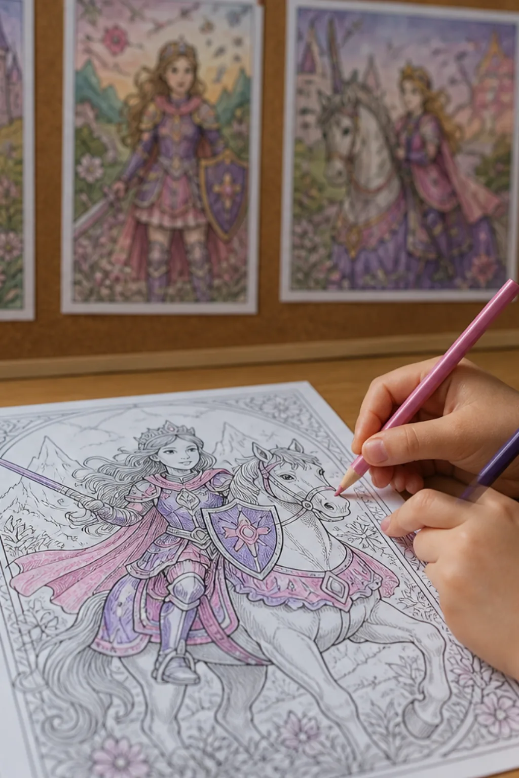 desenhos da Princesa Nella para colorir - 2