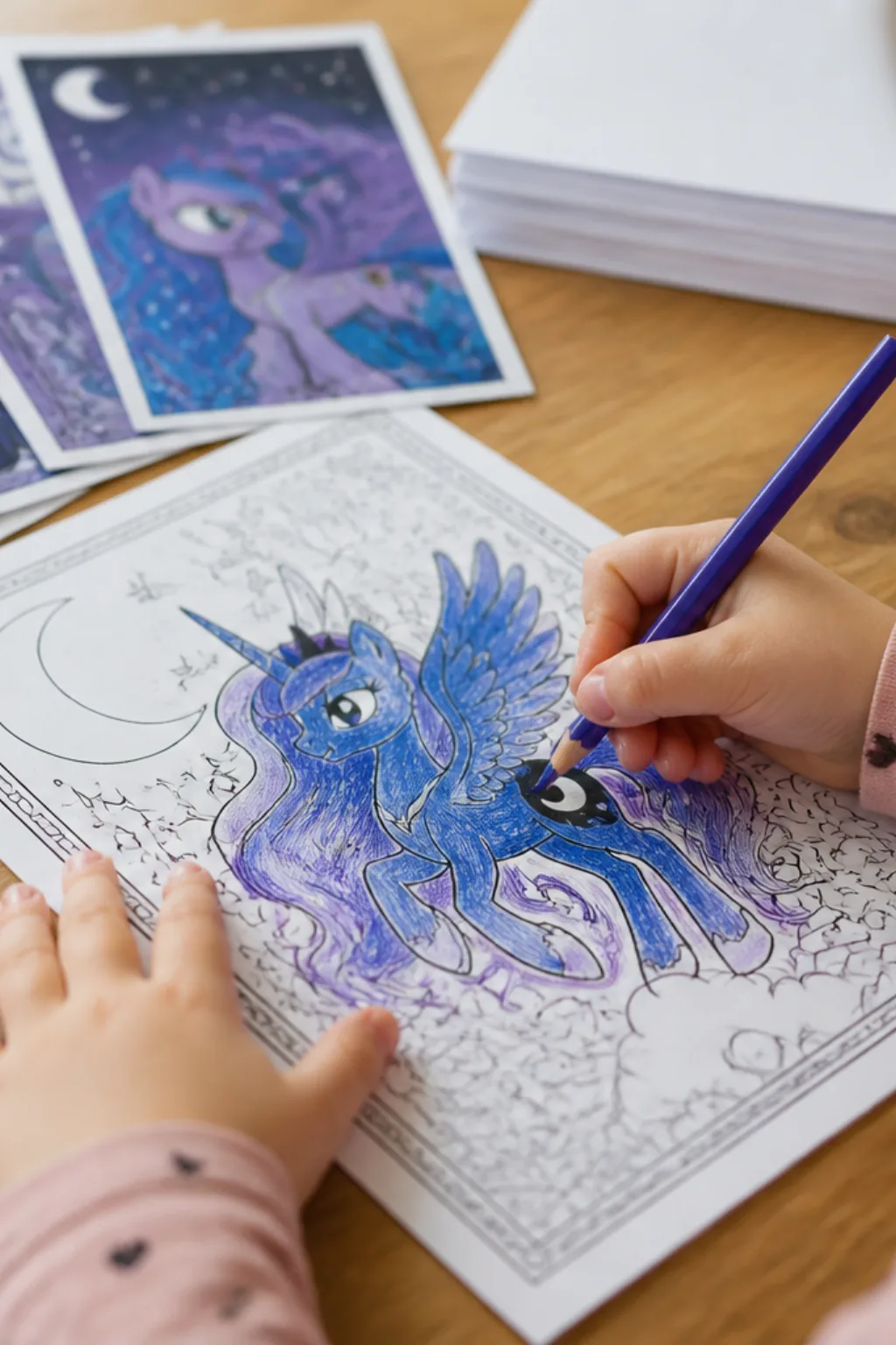 desenhos da Princesa Luna para colorir - 2