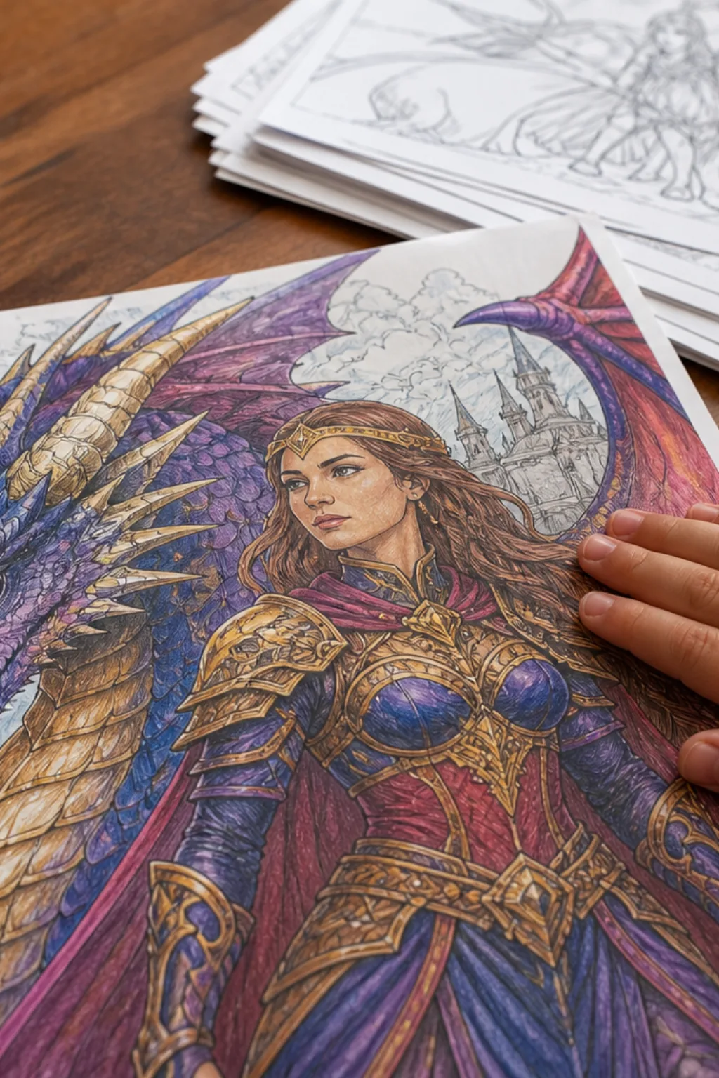 desenhos da Raya para colorir - 2