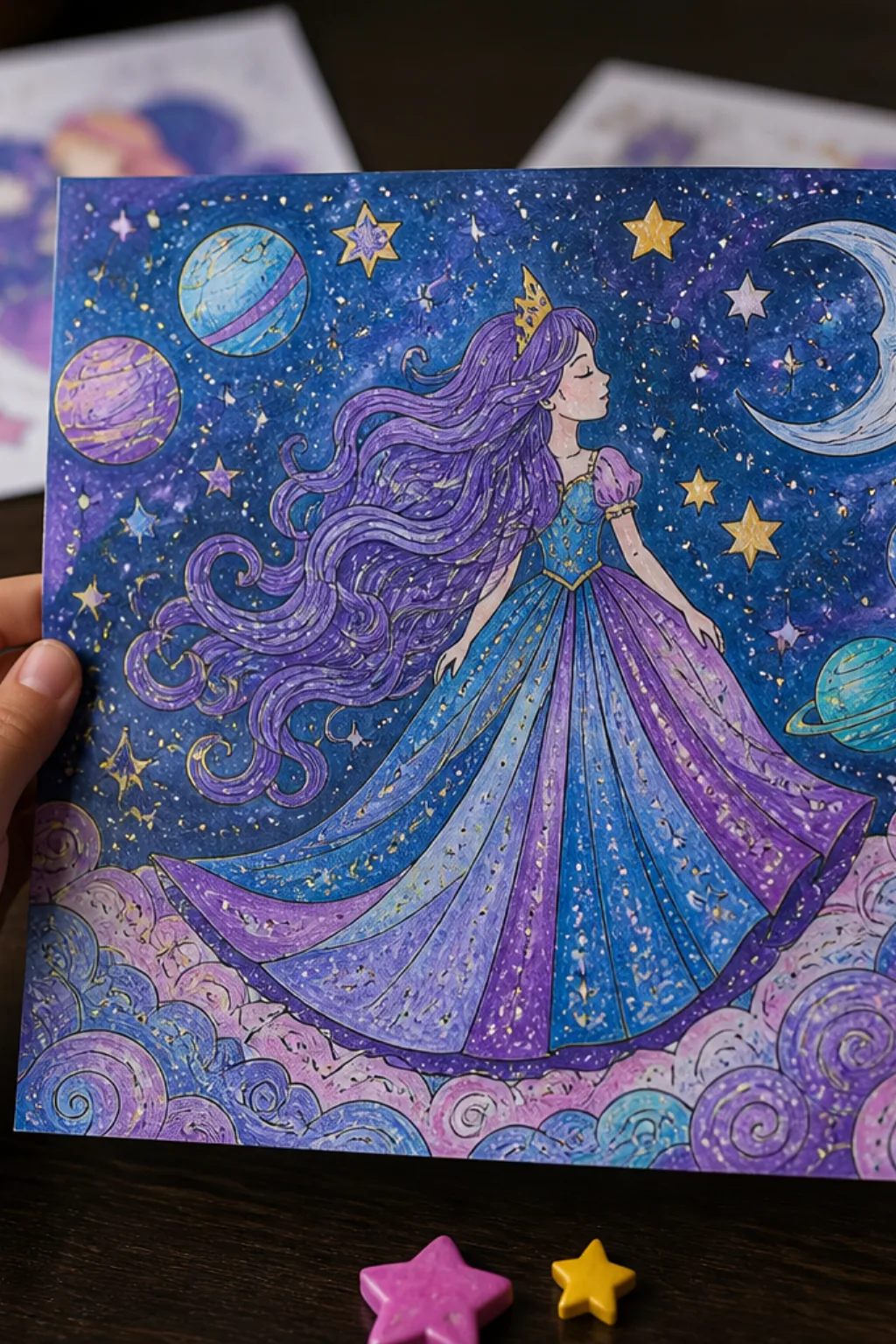 desenhos da Princesa Rosalina para colorir - 2