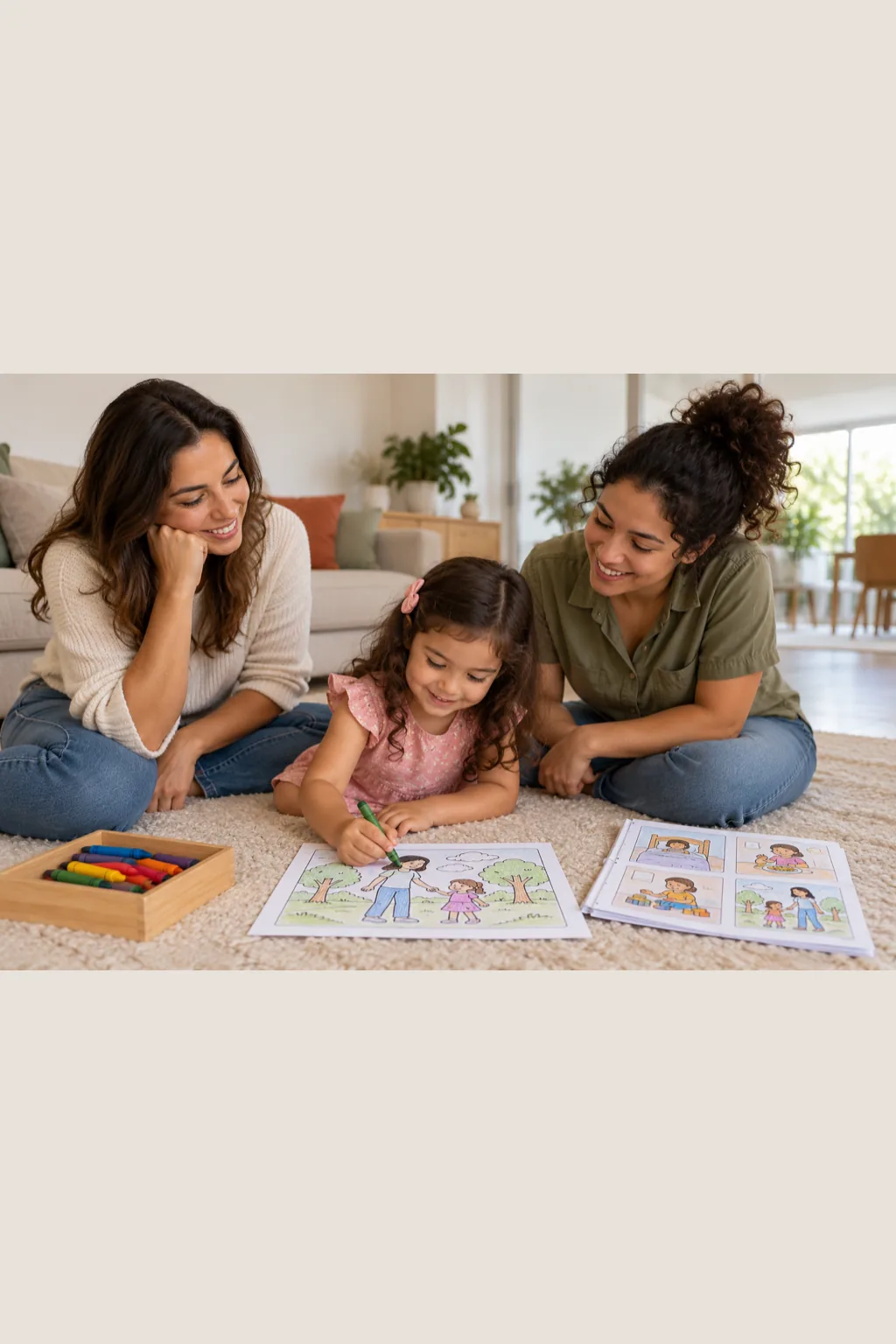 desenhos de babá para colorir — exemplo criado na Desenhos pra Colorir