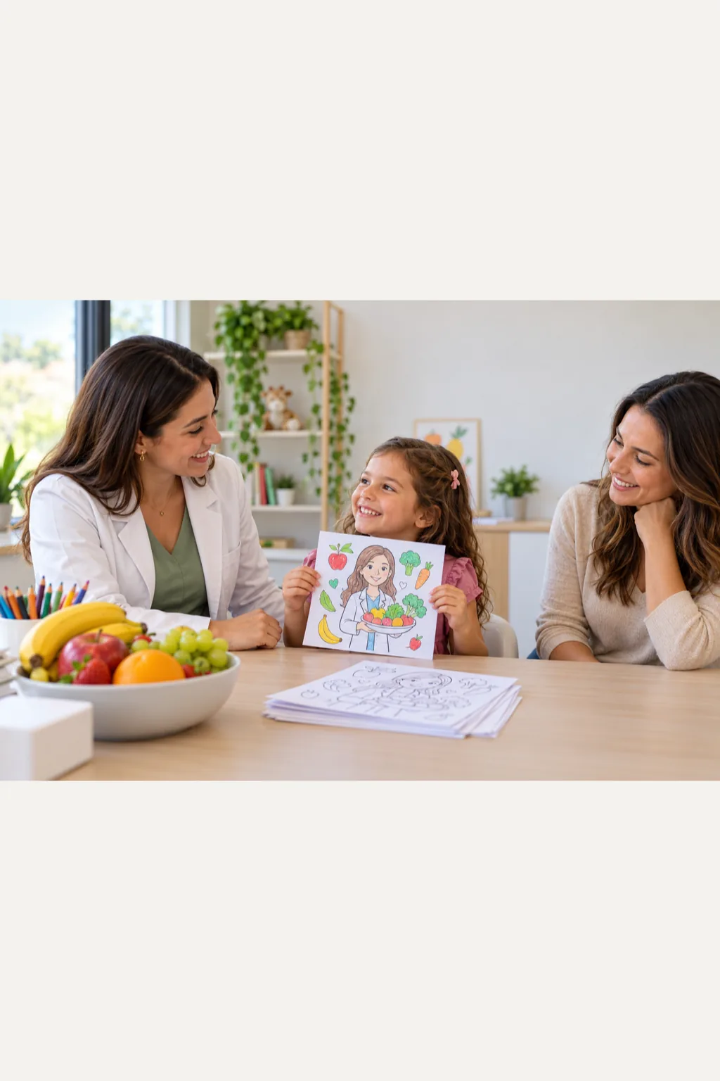 desenhos de nutricionista para colorir — exemplo criado na Desenhos pra Colorir
