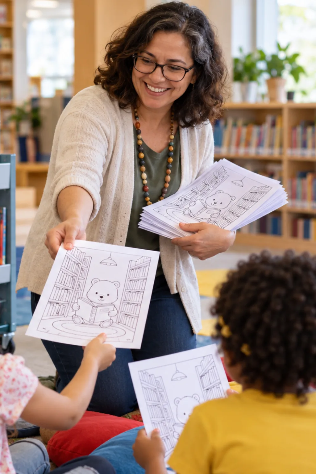 desenhos da Bobbie Goods na biblioteca para colorir — exemplo criado na Desenhos pra Colorir