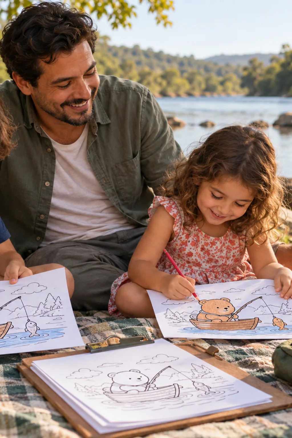 desenhos da Bobbie Goods no rio para colorir — exemplo criado na Desenhos pra Colorir