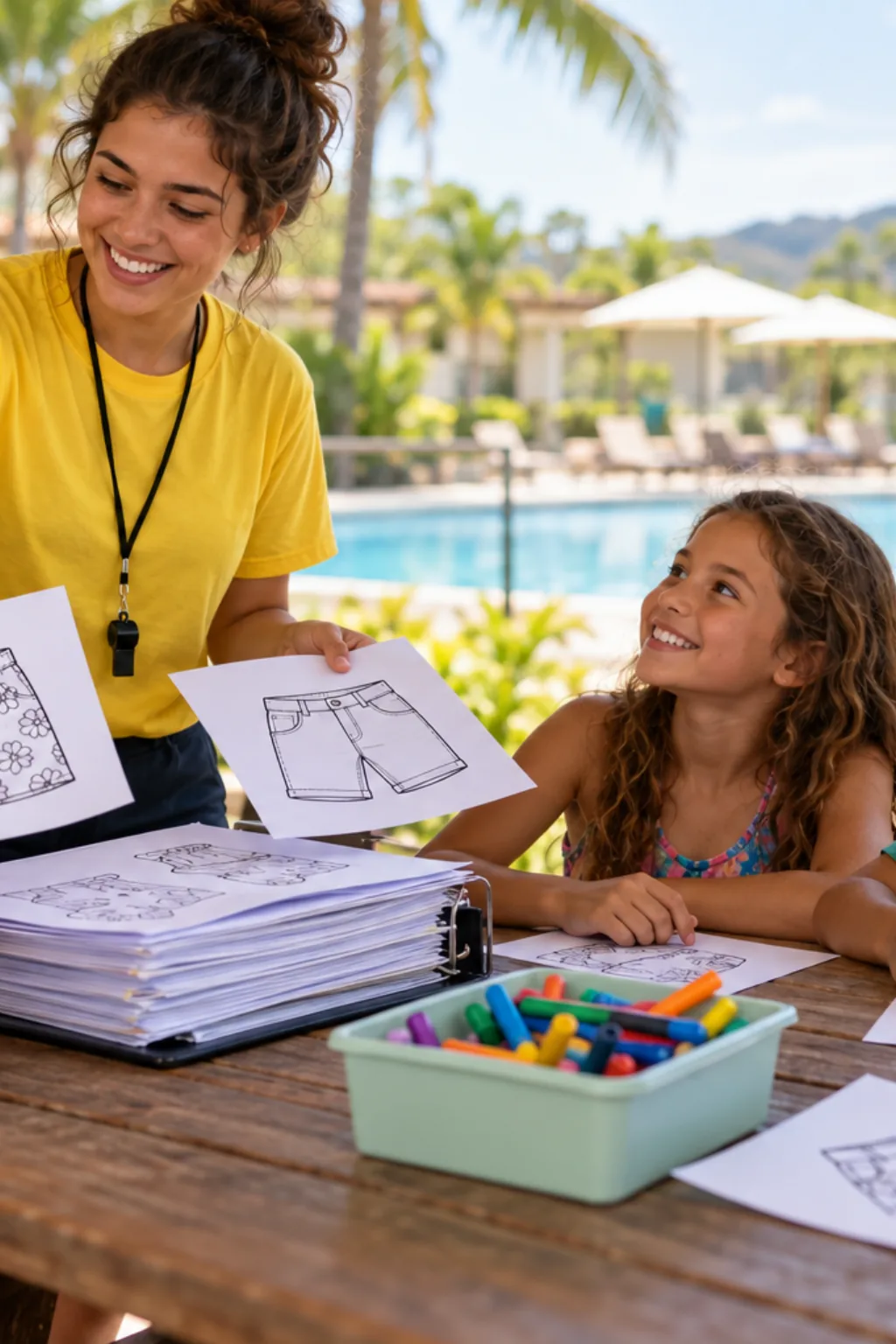 desenhos de bermudas para colorir — exemplo criado na Desenhos pra Colorir