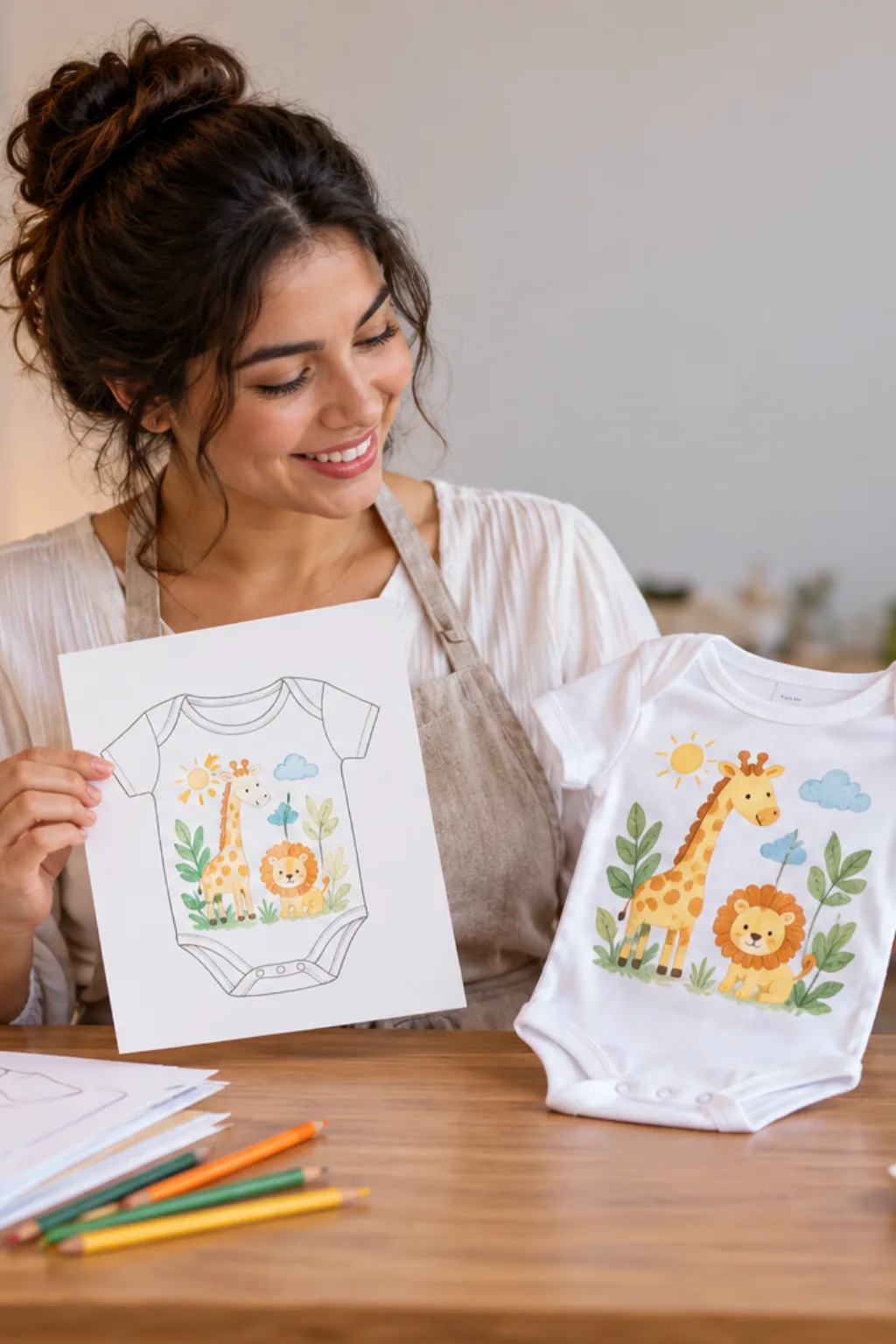 desenhos de bodies para colorir — exemplo criado na Desenhos pra Colorir