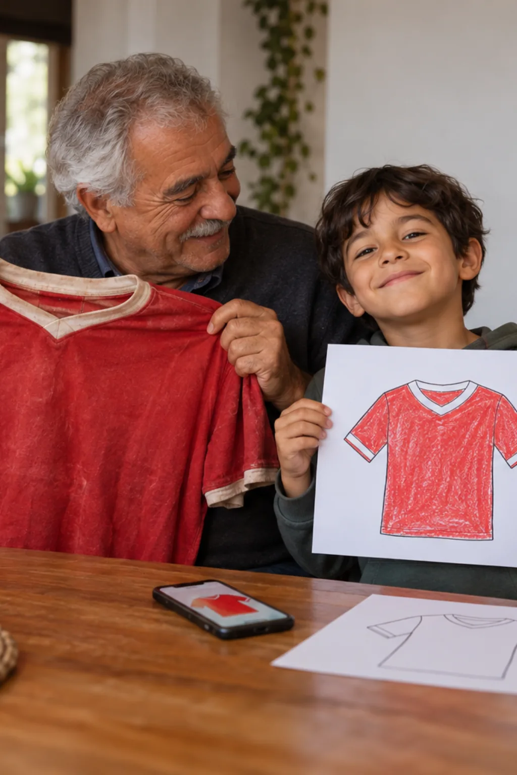 desenho da camisa do internacional para colorir — exemplo criado na Desenhos pra Colorir