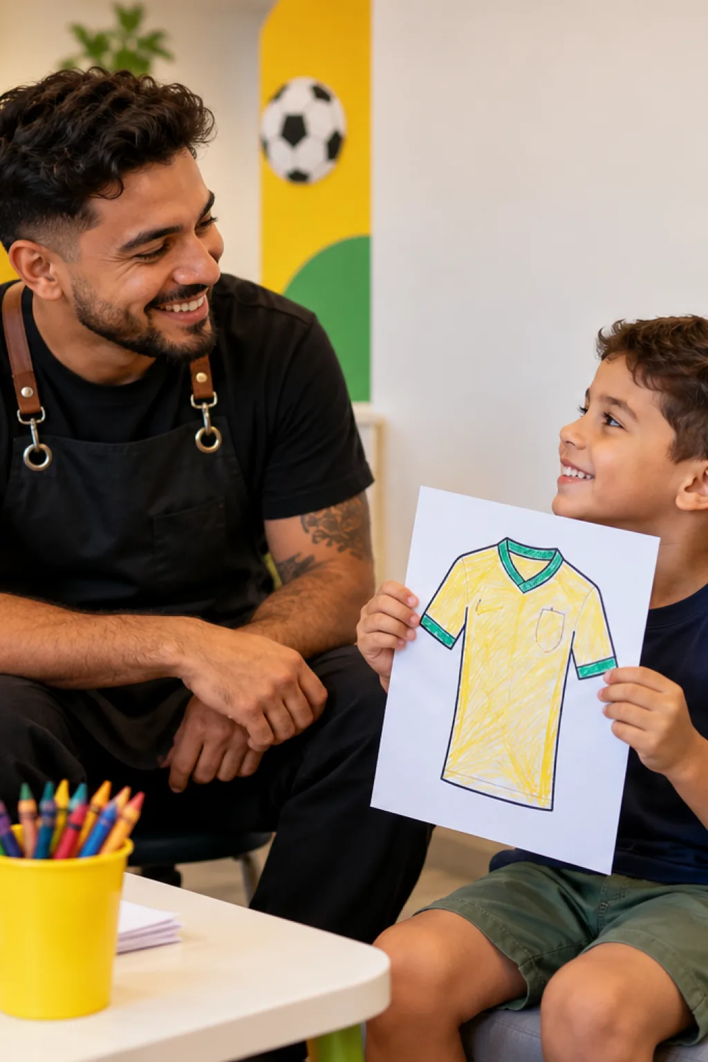 desenhos da camisa do Neymar para colorir — exemplo criado na Desenhos pra Colorir