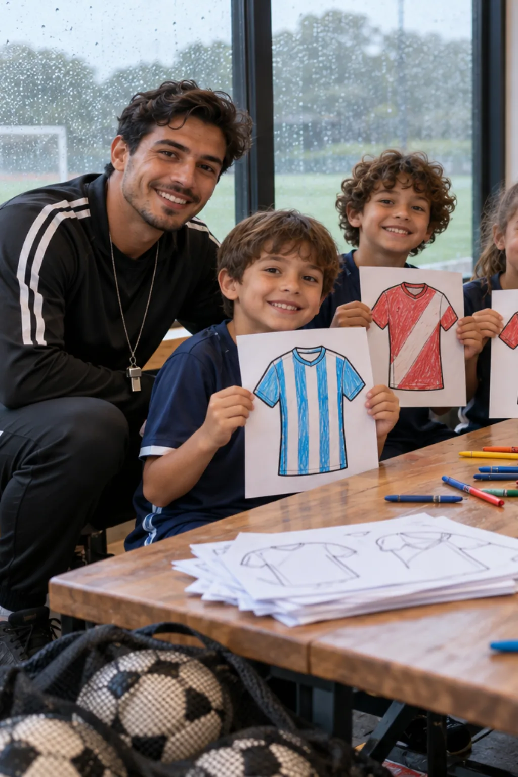 desenhos de camisas de futebol para colorir — exemplo criado na Desenhos pra Colorir