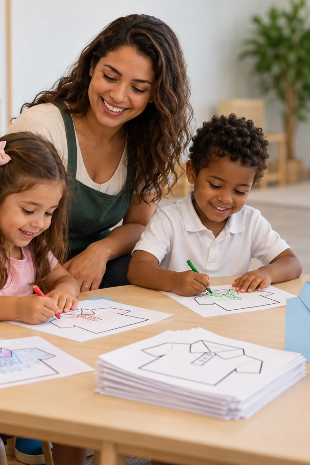 desenhos de camisas polo para colorir — exemplo criado na Desenhos pra Colorir