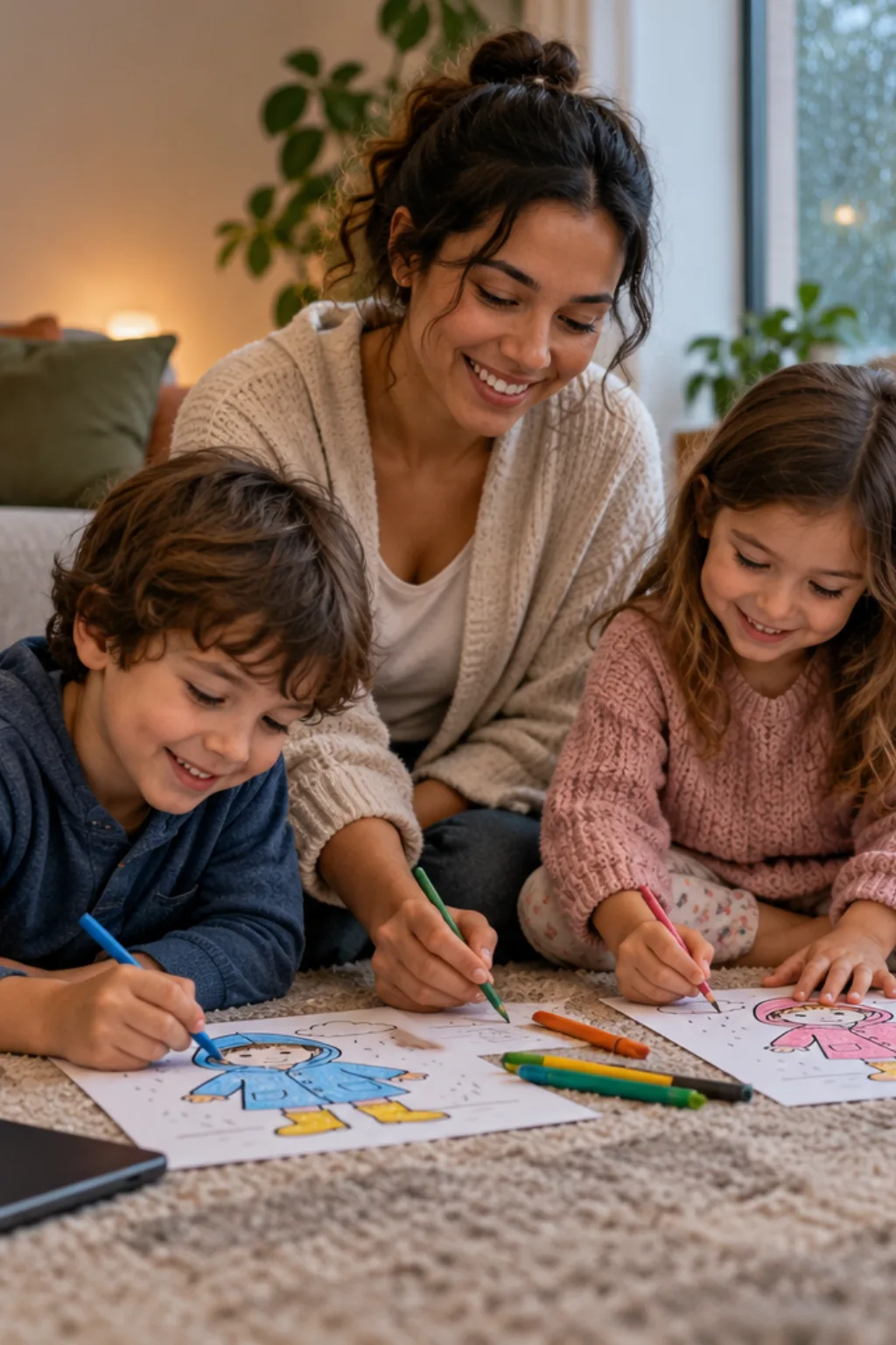 desenhos de capas de chuva para colorir — exemplo criado na Desenhos pra Colorir