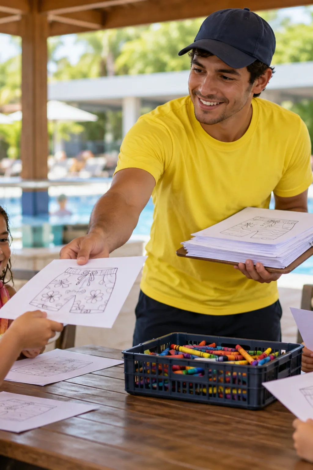 desenhos de sungas para colorir — exemplo criado na Desenhos pra Colorir
