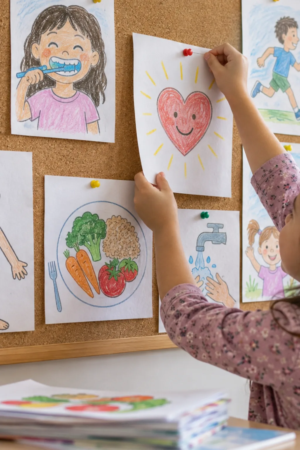 Desenhos de Saúde para Colorir - Depois