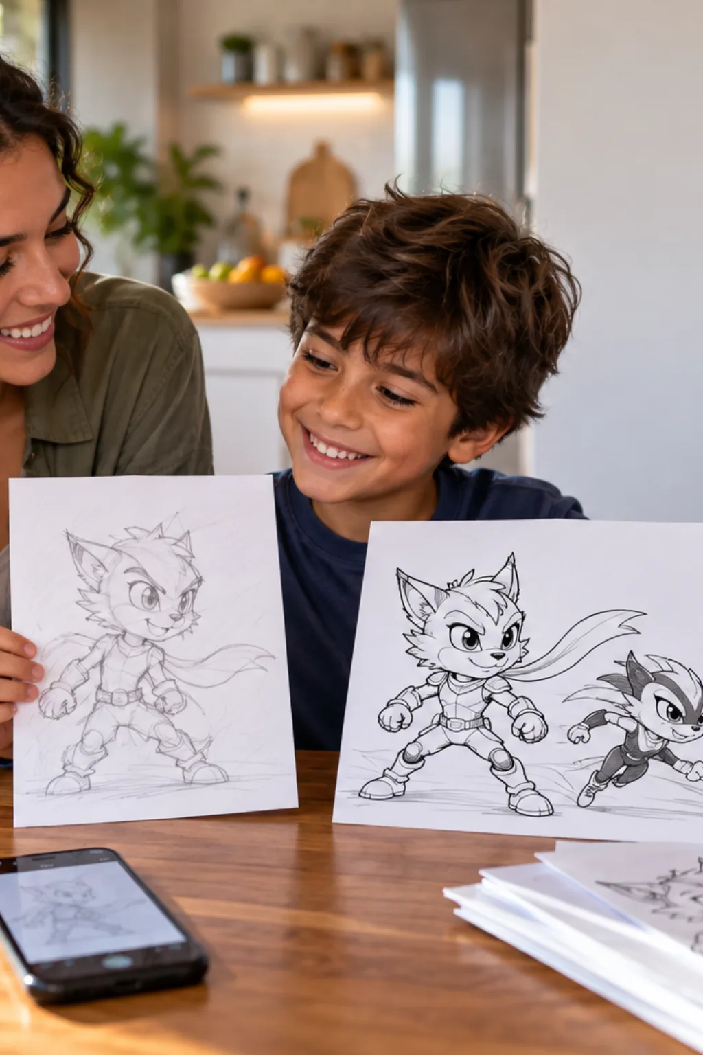 desenhos de Sonic Forces para colorir — exemplo criado na Desenhos pra Colorir