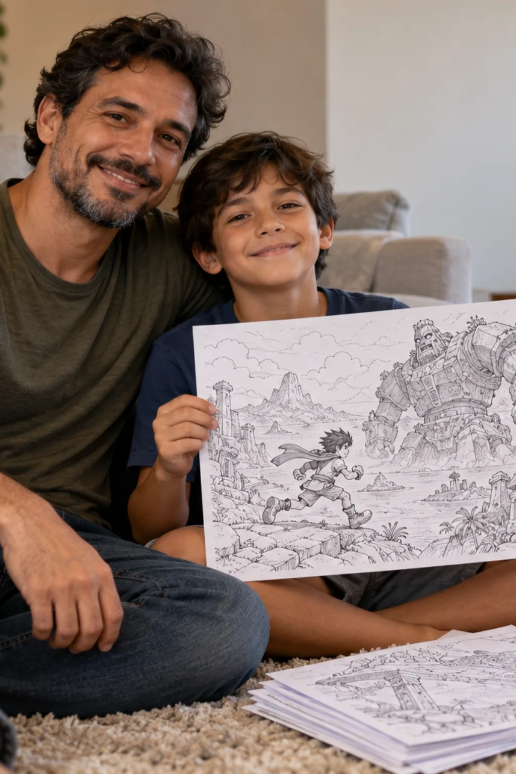 desenhos de Sonic Frontiers para colorir — exemplo criado na Desenhos pra Colorir