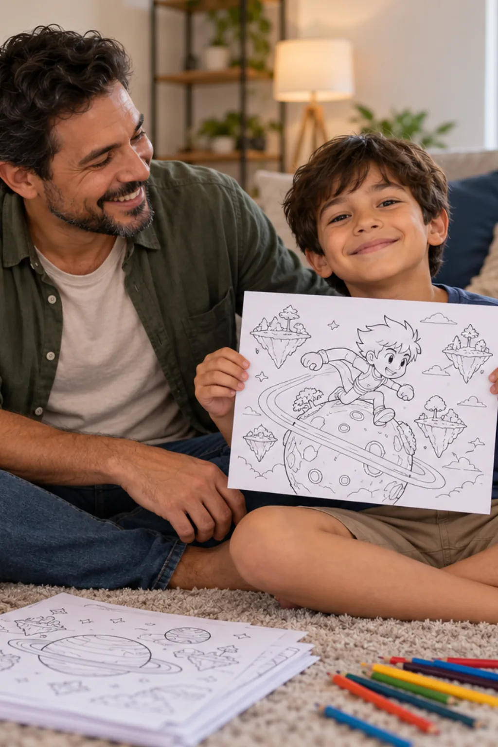 desenhos de Sonic Lost World para colorir — exemplo criado na Desenhos pra Colorir