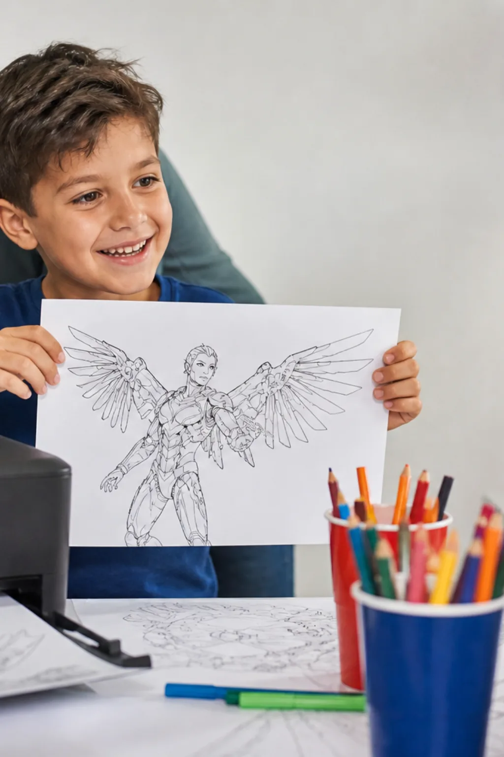 desenhos do Abutre do Homem-Aranha para colorir - 1