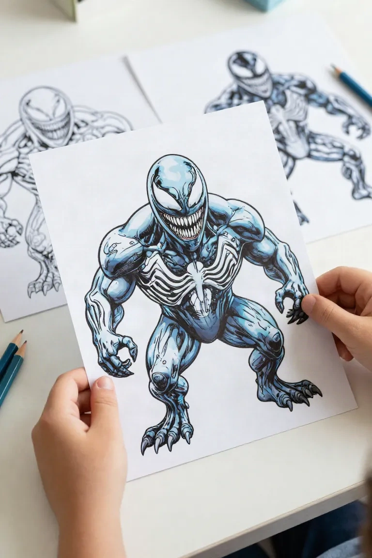 desenhos do Anti-Venom para colorir - 2