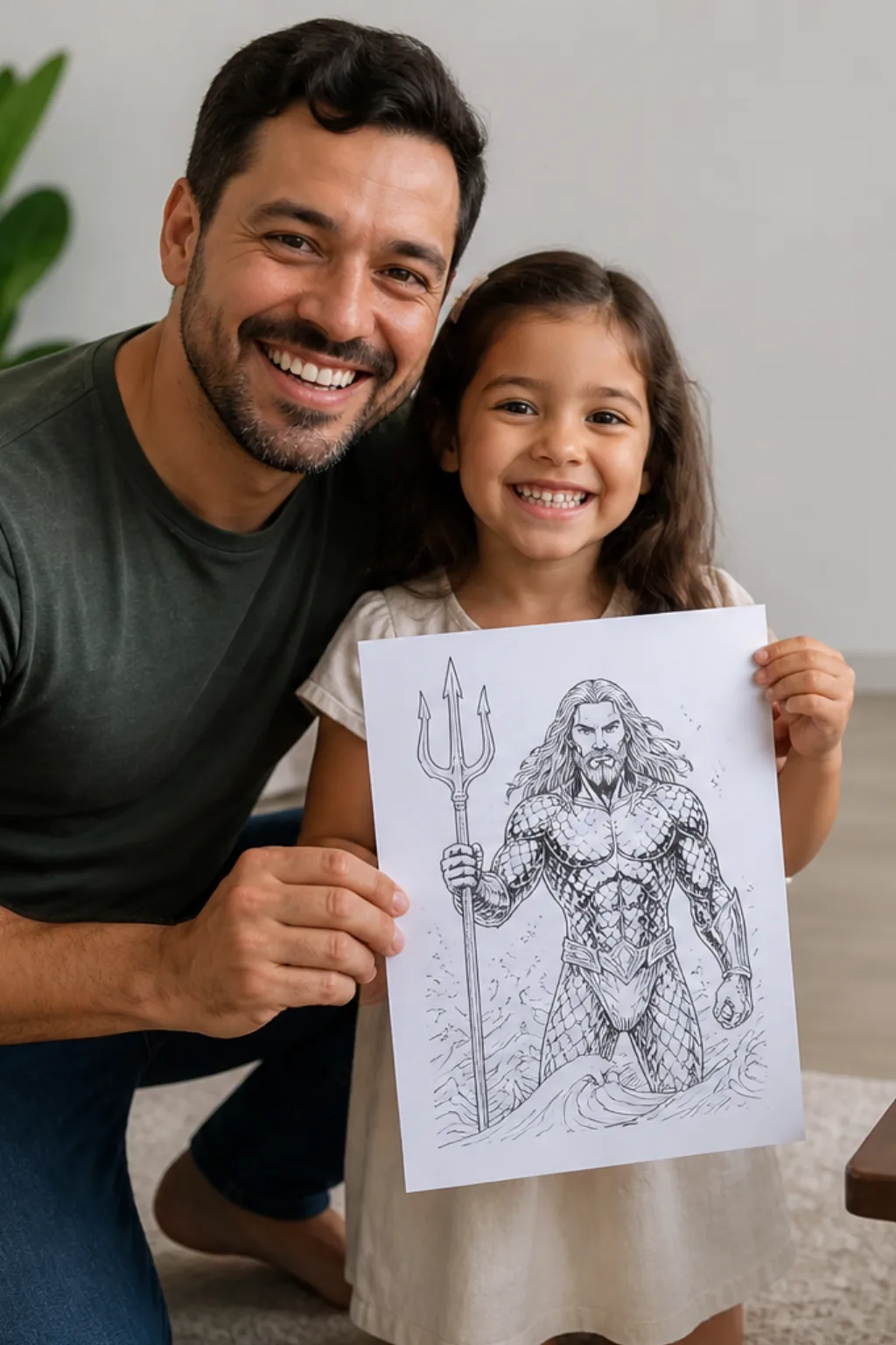 desenho do aquaman para colorir - 1