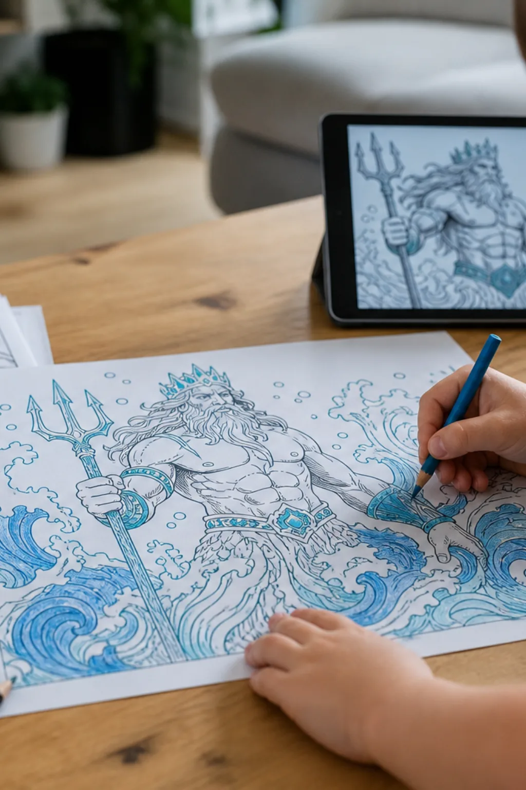 desenho do aquaman para colorir - 2