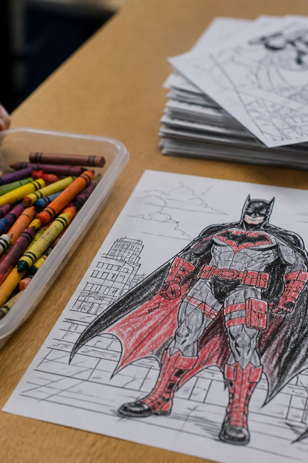desenhos do batman do futuro para colorir - 2