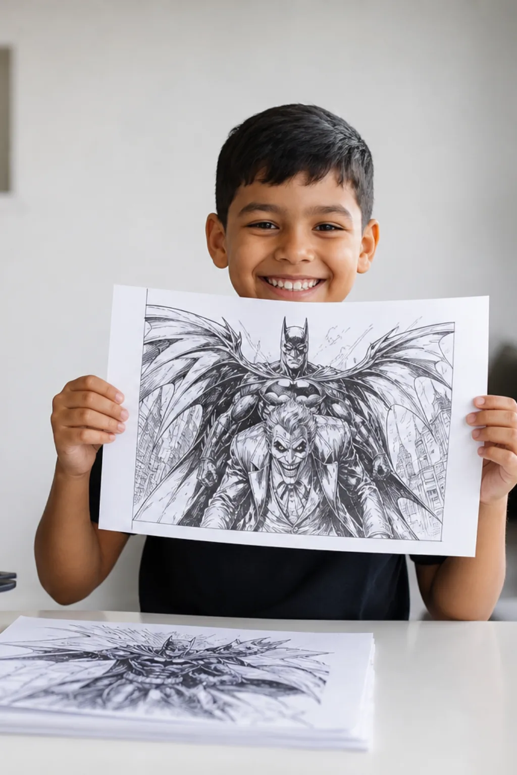 desenhos do Batman Que Ri para colorir - 1
