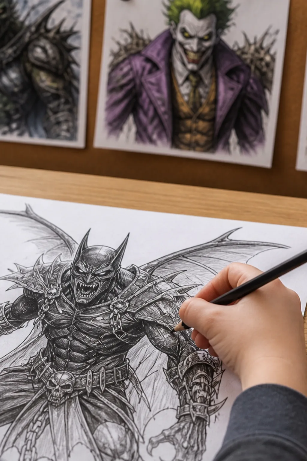 desenhos do Batman Que Ri para colorir - 2
