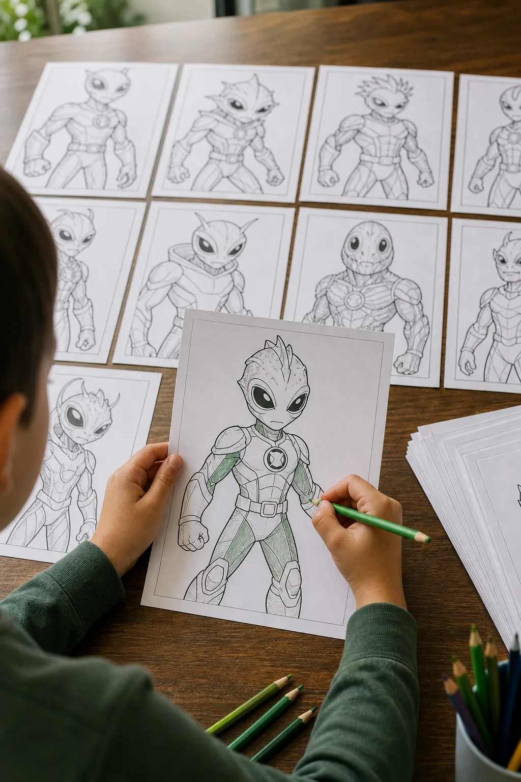 desenhos de ben 10 omniverse para colorir - 2