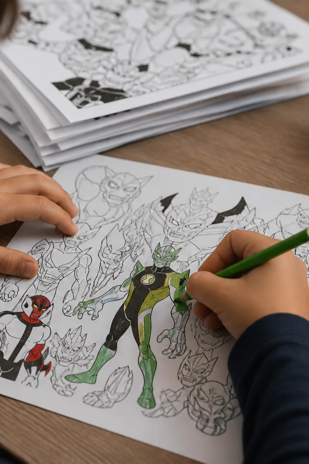 desenhos de ben 10 supremacia alienígena para colorir - 2