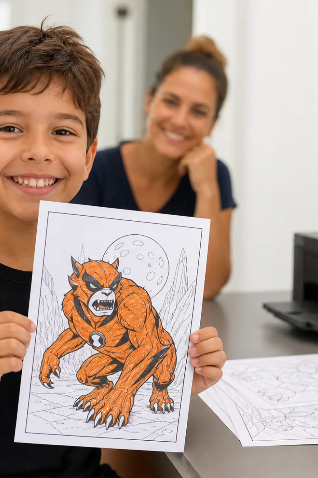 desenhos do Besta do Ben 10 para colorir - 1