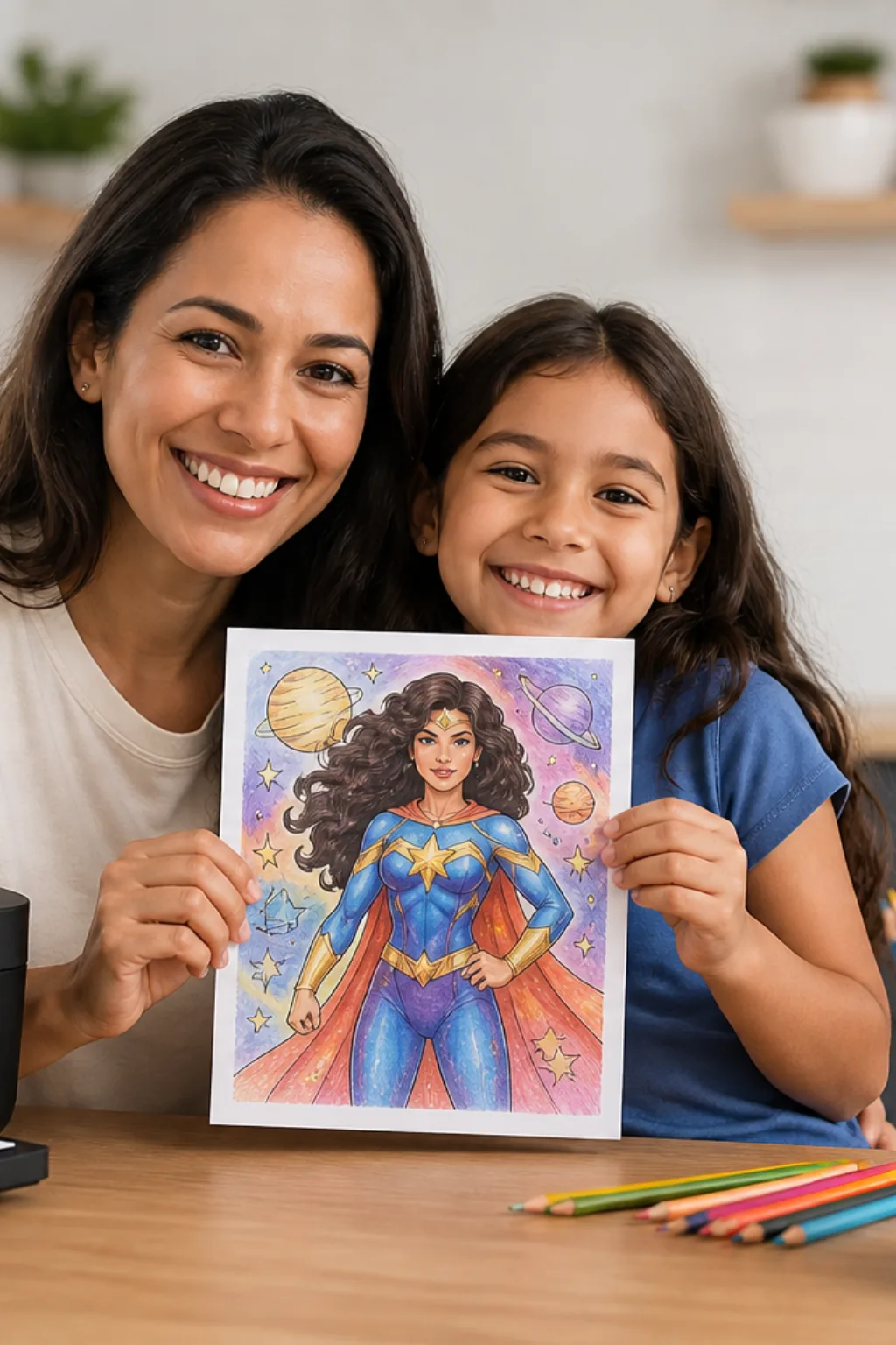 desenhos da capitã marvel para colorir - 1