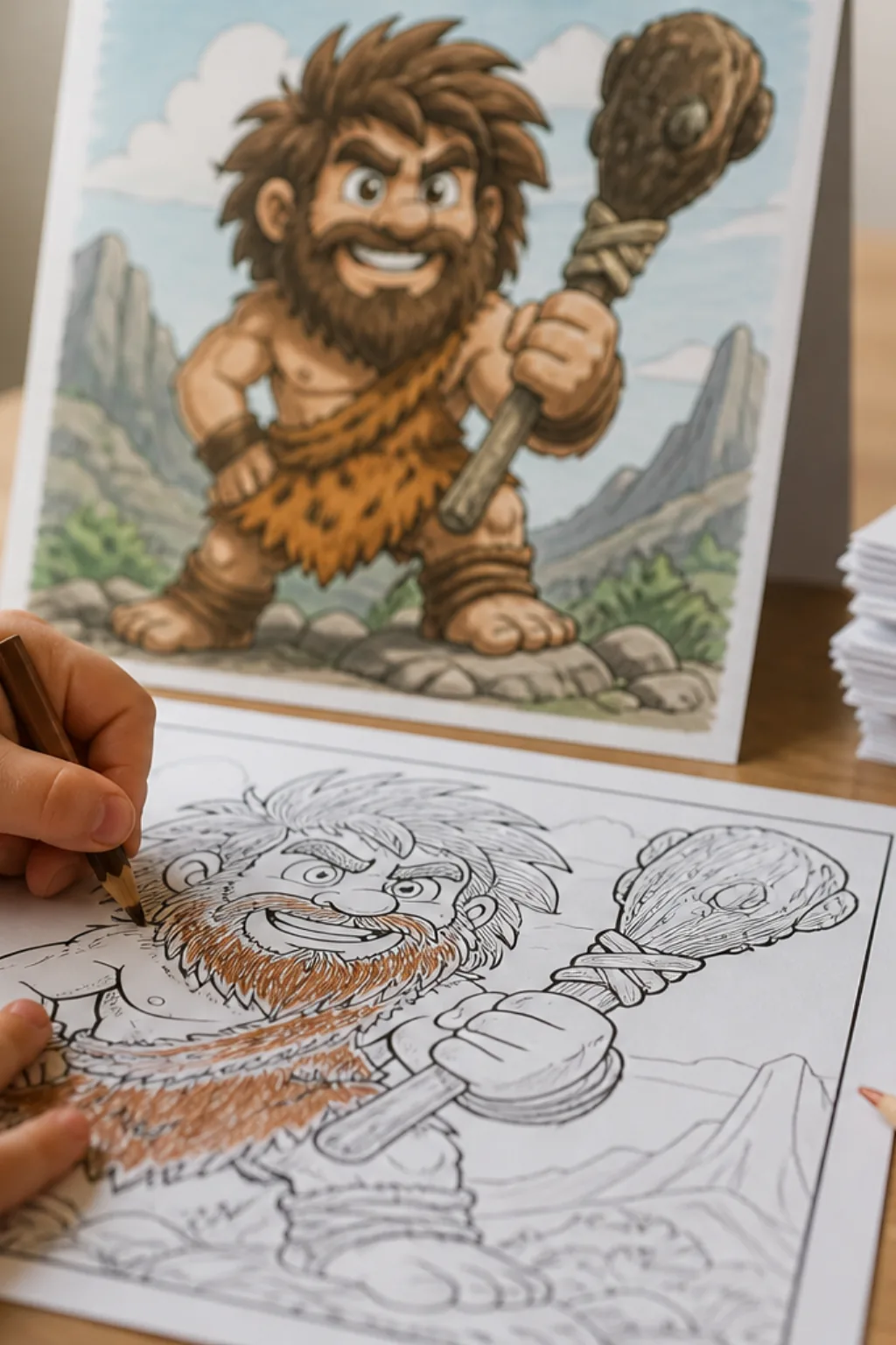 desenhos do capitão caverna para colorir - 2