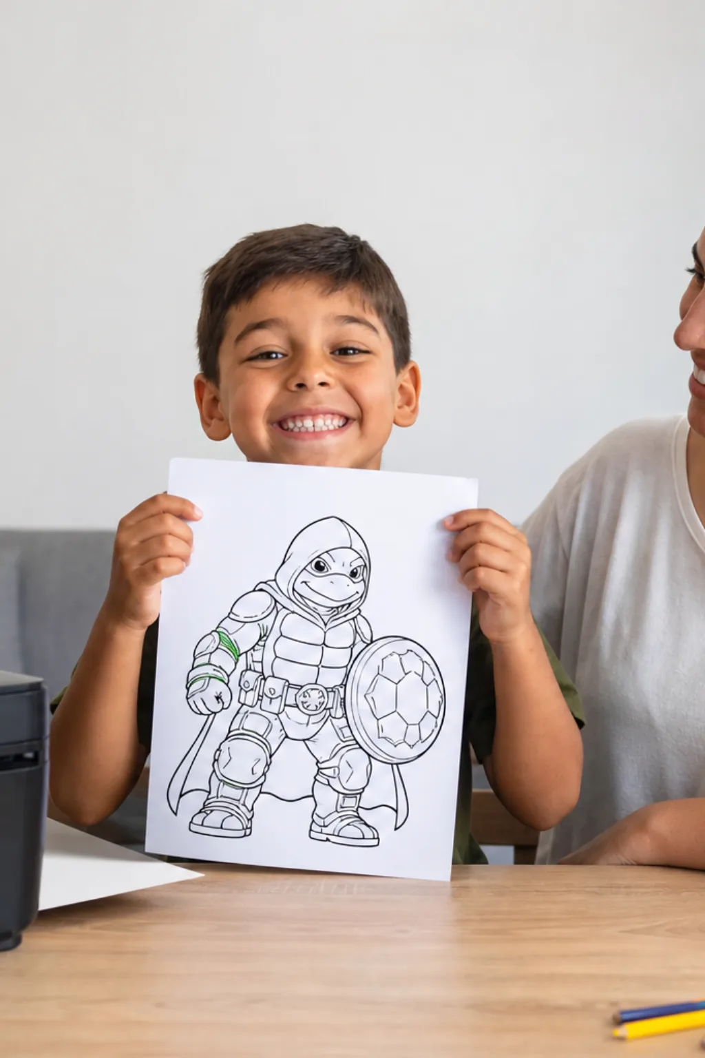 desenhos do Carapace de Miraculous para colorir - 1