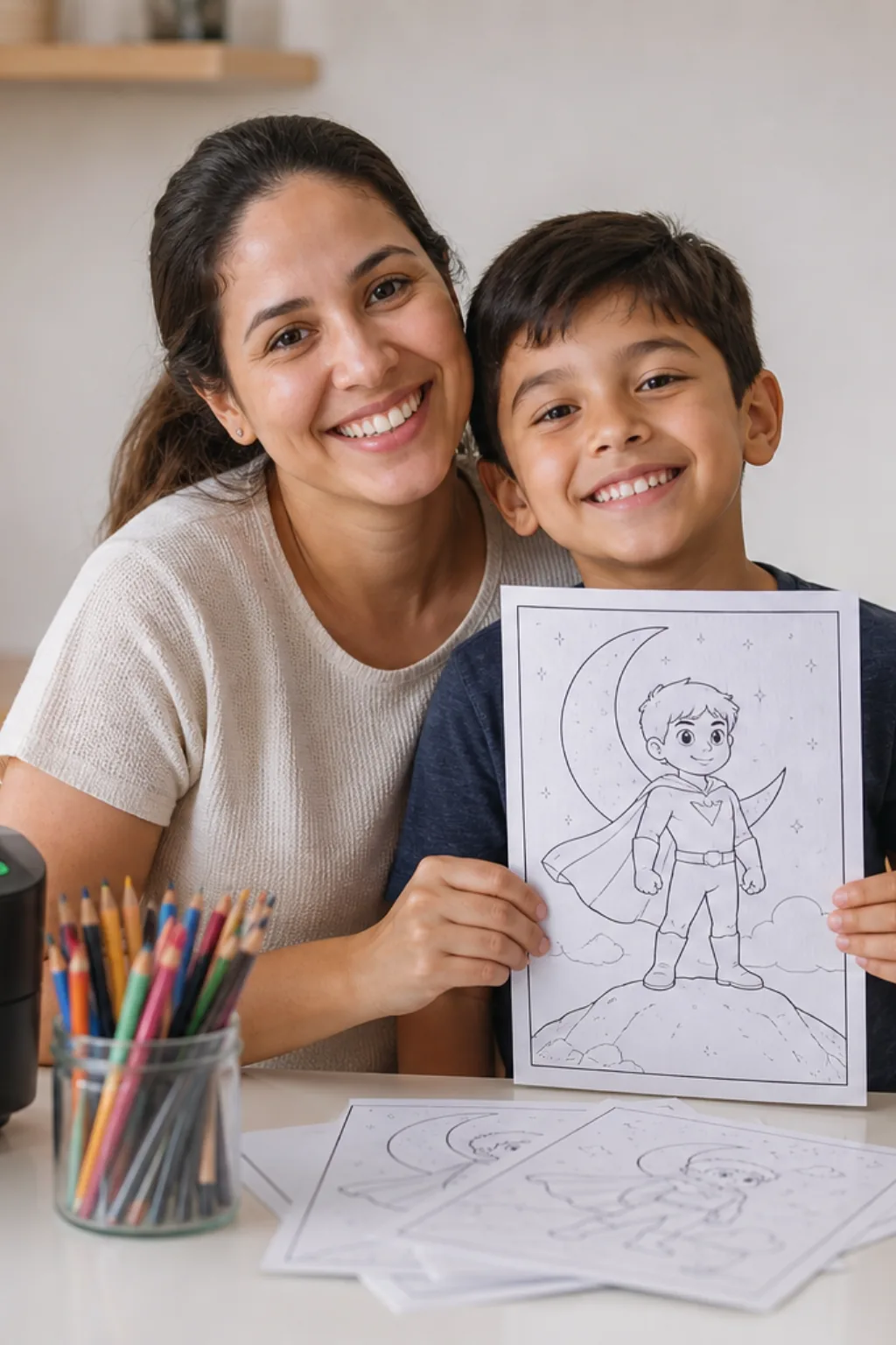 desenhos do cavaleiro da lua para colorir - 1
