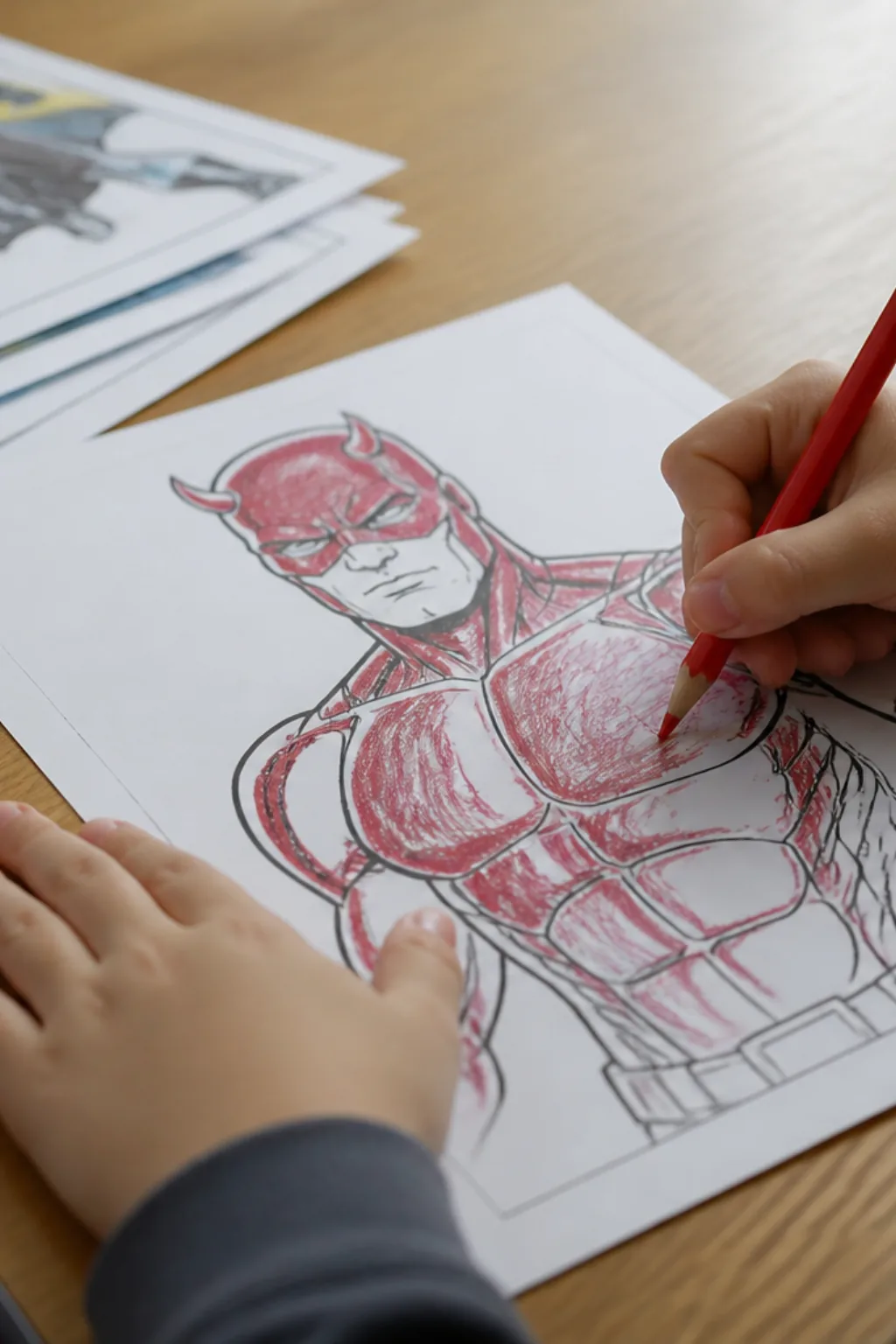 desenhos do demolidor para colorir - 2