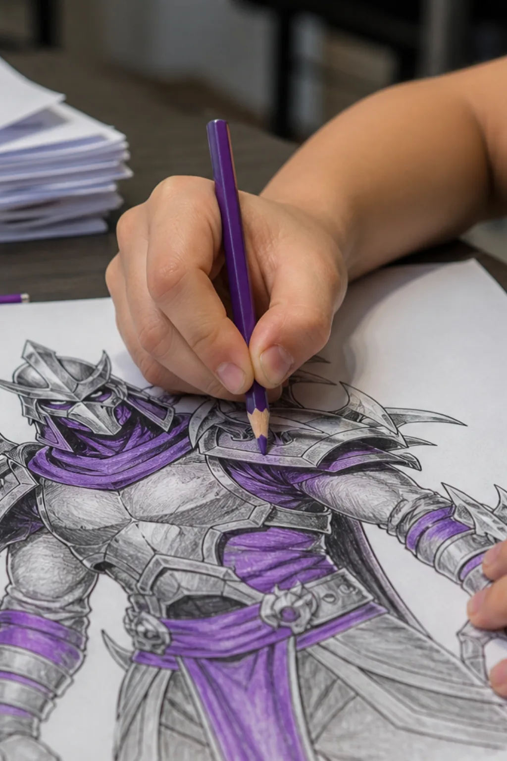desenhos do Destruidor das Tartarugas Ninja para colorir - 2