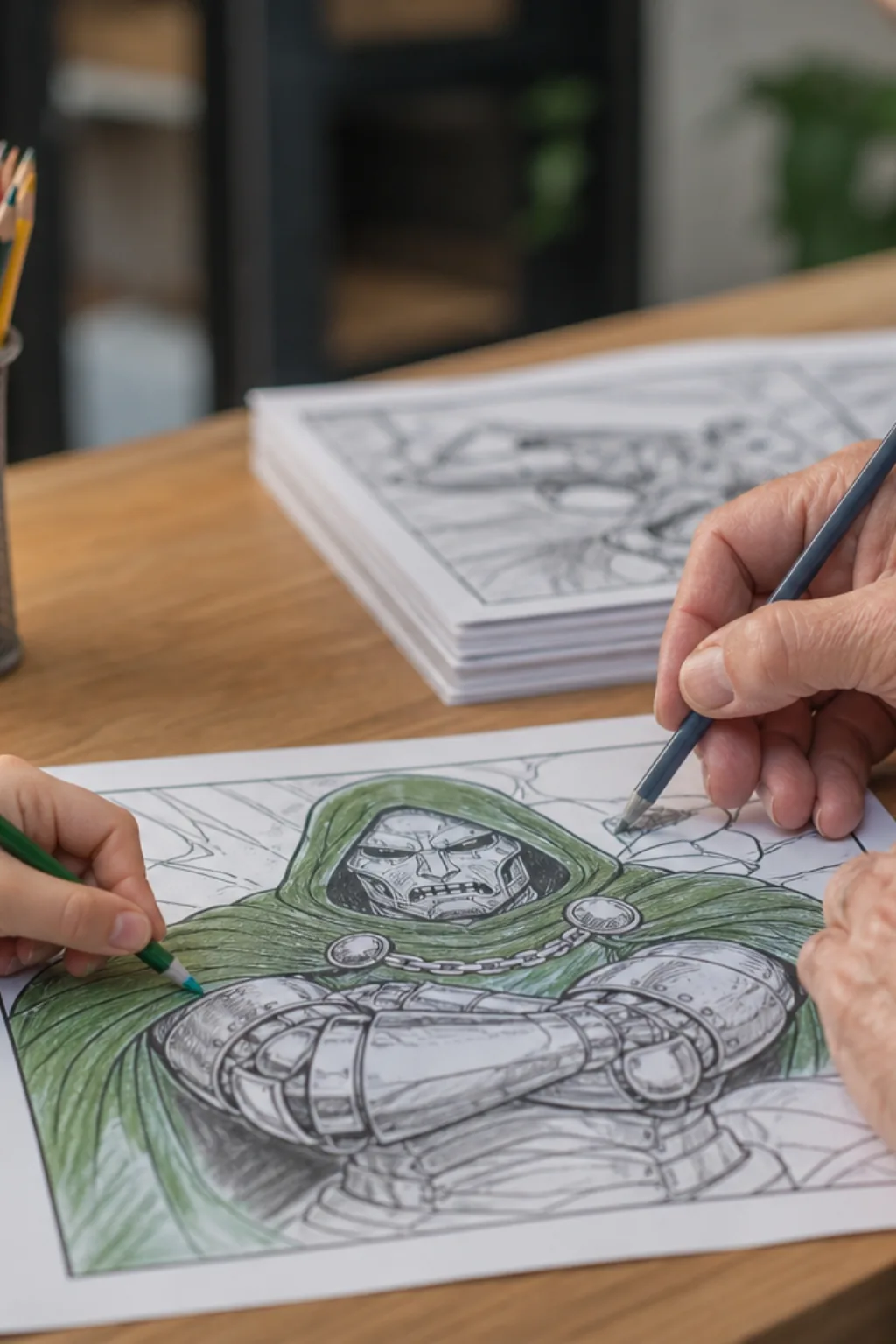 desenhos do Doutor Destino para colorir - 2