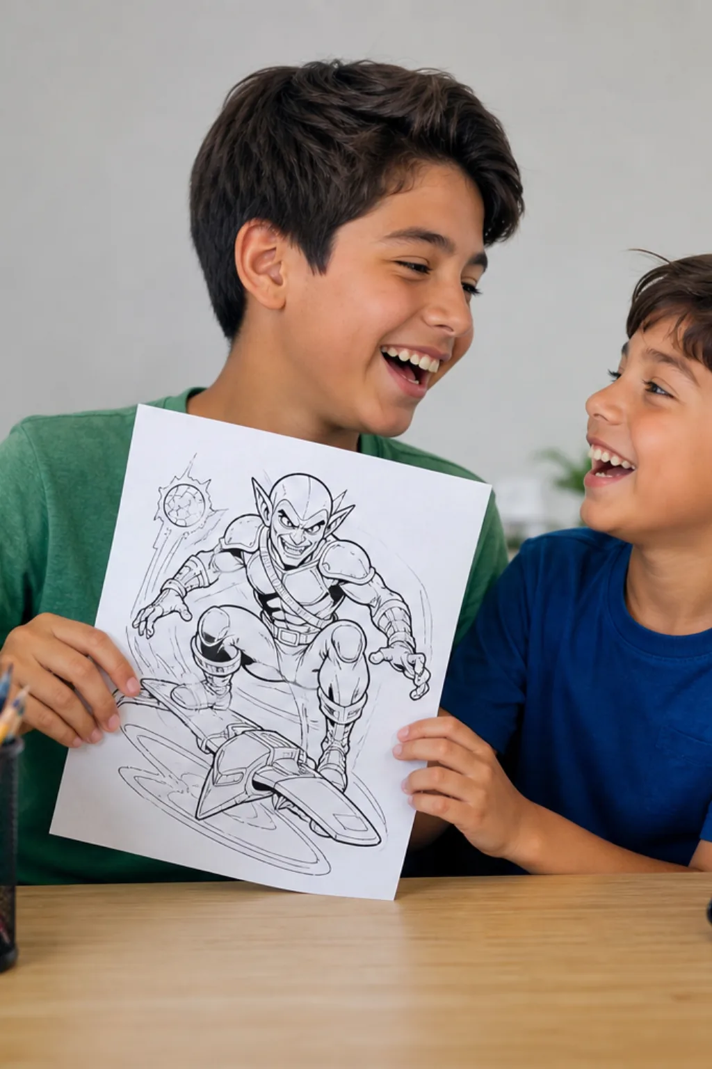 desenhos do duende verde para colorir - 1