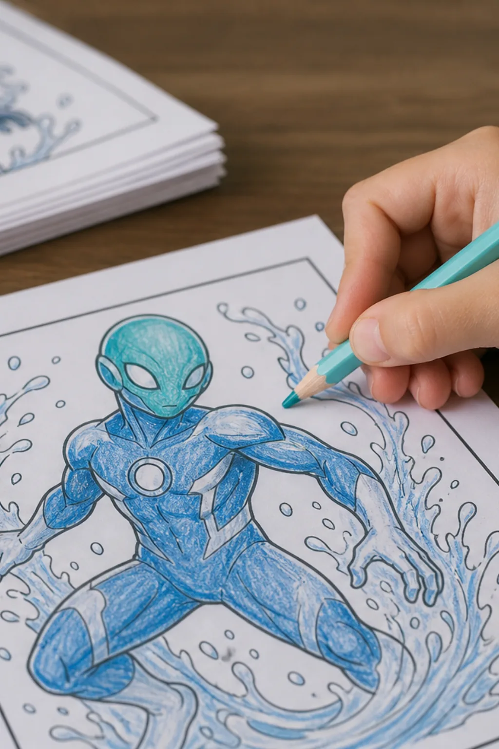 desenhos do Enxurrada do Ben 10 para colorir - 2
